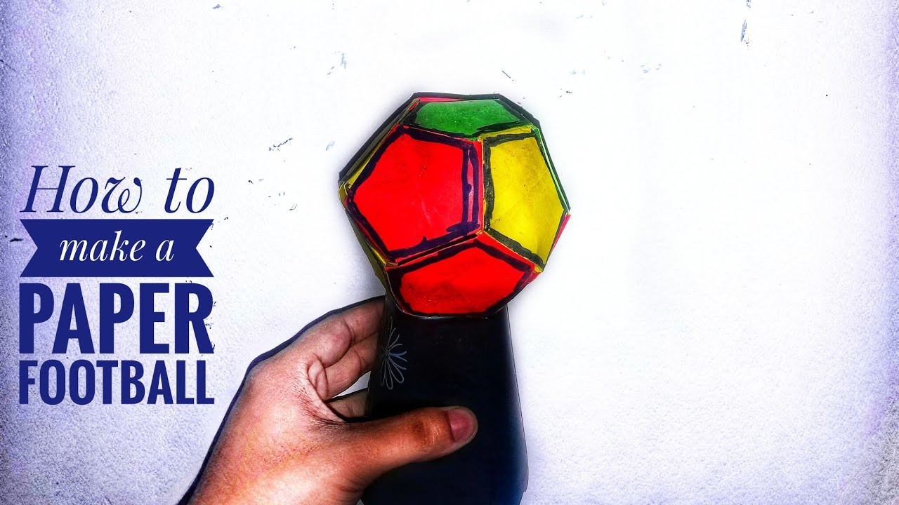 How To Make Origami Soccer Ball How To Make A Paper Soccer Ball Origami Soccer Ball Diy Football