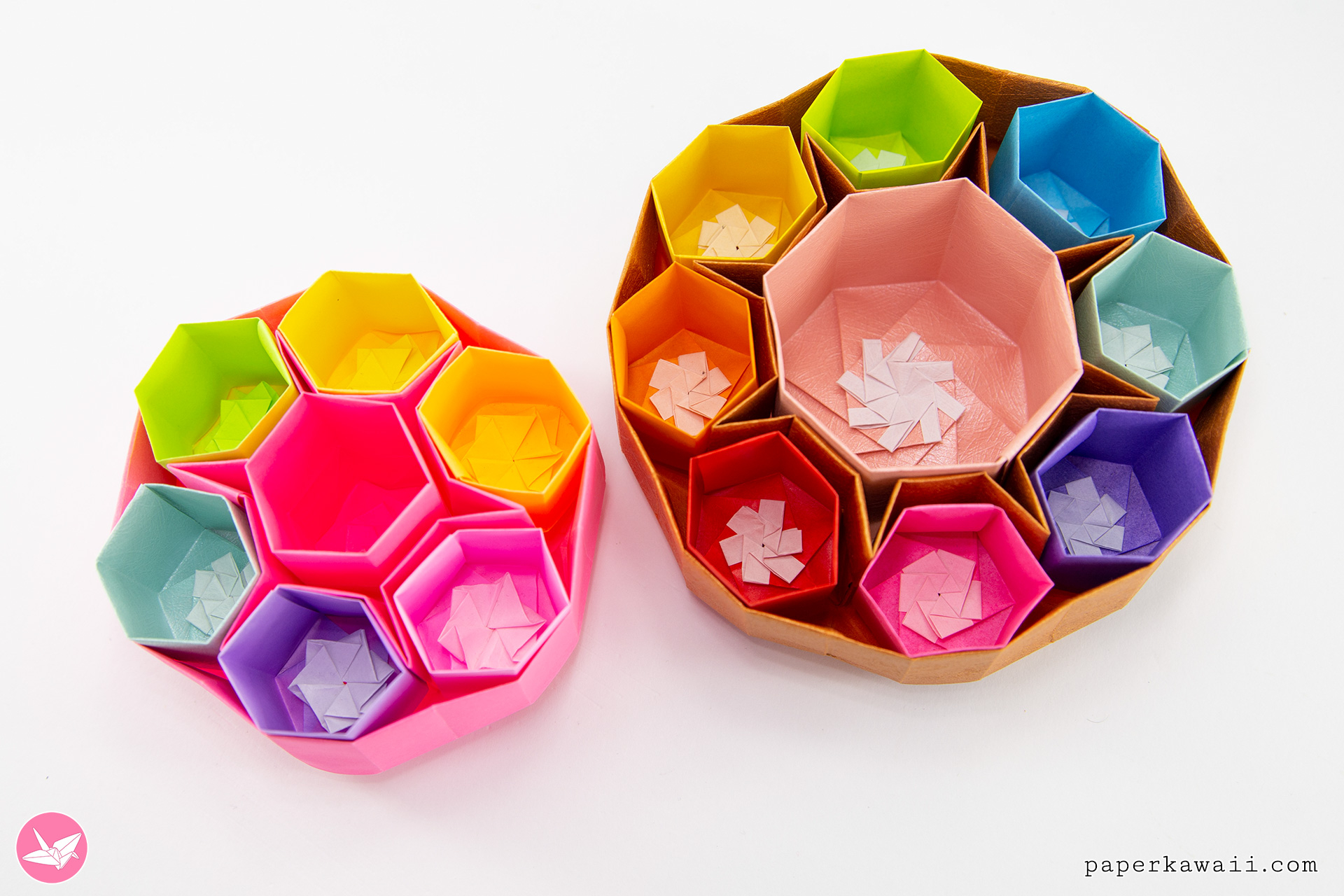How To Make Origami Soccer Ball Origami Honeycomb Box Tutorial Paper Kawaii