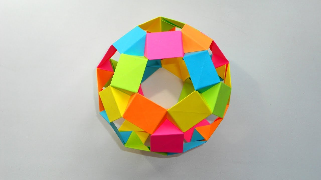 How To Make Origami Soccer Ball Origami Soccer Ball Out Of Paper