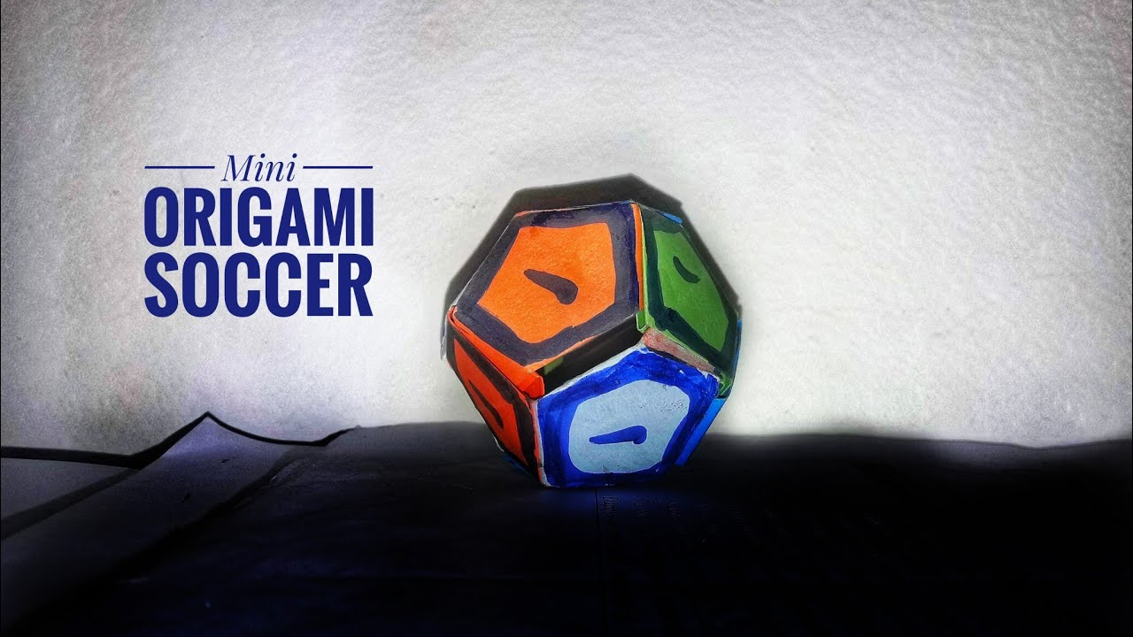 How To Make Origami Soccer Ball Paper Soccer Ball Mini How To Make Paper Soccer Ballorigami Soccer