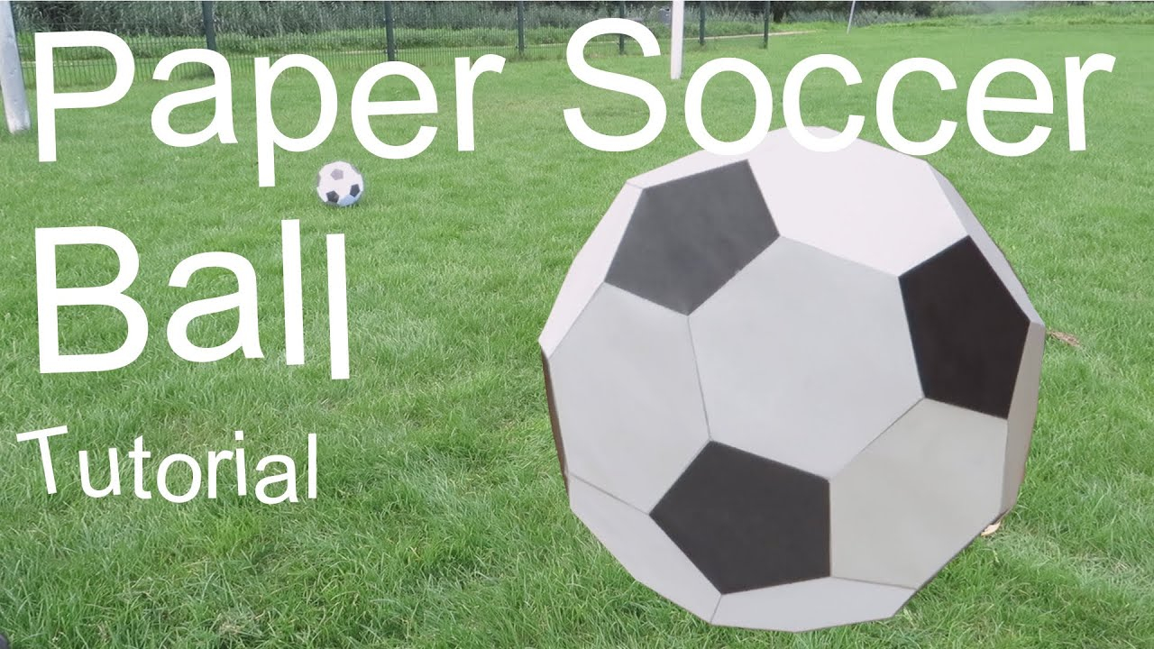 How To Make Origami Soccer Ball Paper Soccer Ball Tutorial