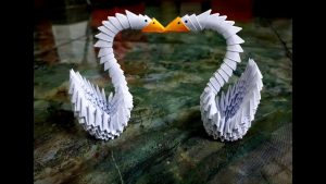 How To Make Origami Swans Origami Swan Tutorial Thin Nga Bng Giy