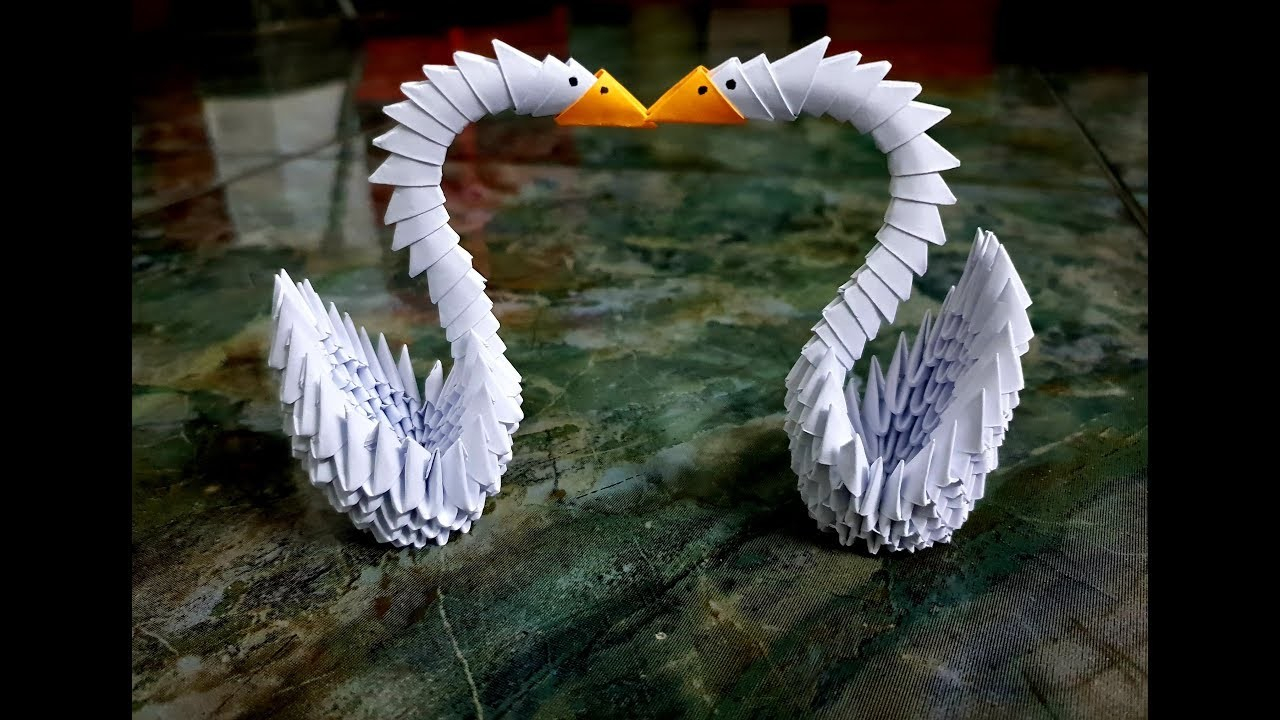 How To Make Origami Swans Origami Swan Tutorial Thin Nga Bng Giy
