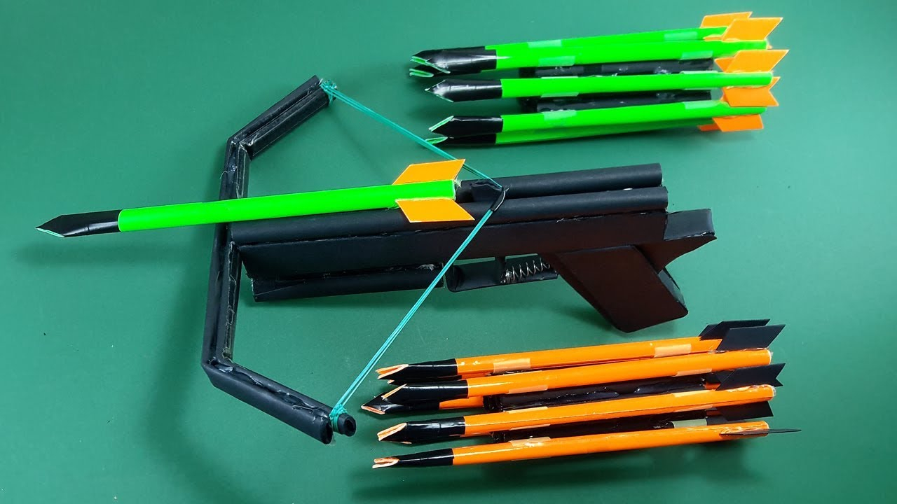 How To Make Origami Weapons How To Make A Paper Crossbow Toy Weapons Dr Origami