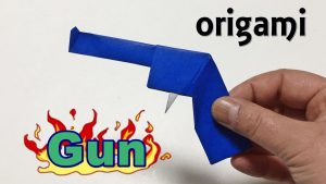 How To Make Origami Weapons How To Make A Paper Gun Cool Origami Weapons Tutorial Easy Step Step