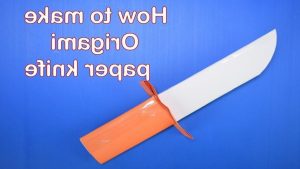 How To Make Origami Weapons Knife Weapons Papercraft Templates Bestpaperdom