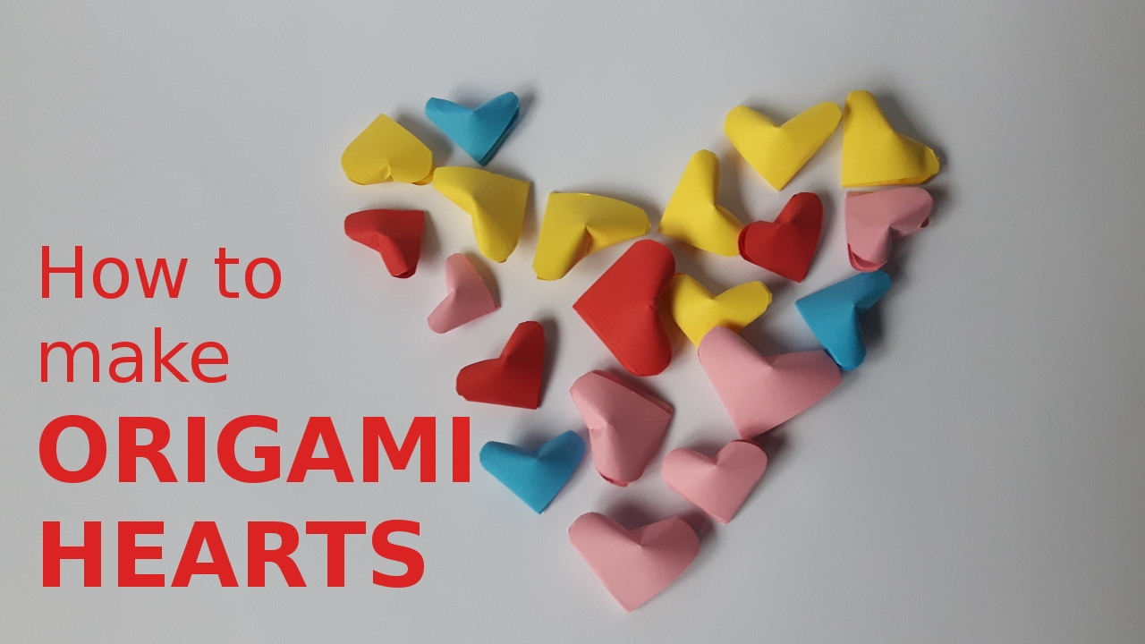 How To Make Small Origami Hearts How To Make Mini Origami Heart