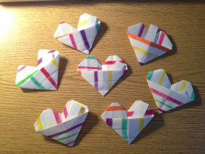 How To Make Small Origami Hearts Origami Pocket Hearts College Canvas
