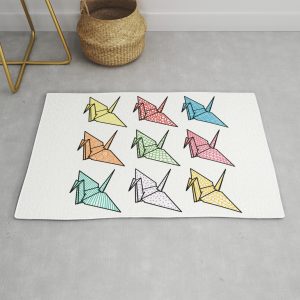 How To Origami Crane Origami Crane Rug Glorya