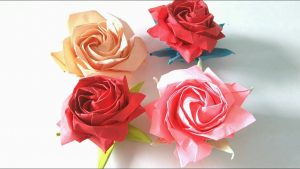 How To Origami Rose Origami Flower How To Make An Origami Pentagon Rose Step Step