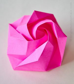 How To Origami Rose Origami Rose Rous Origami Tutorials