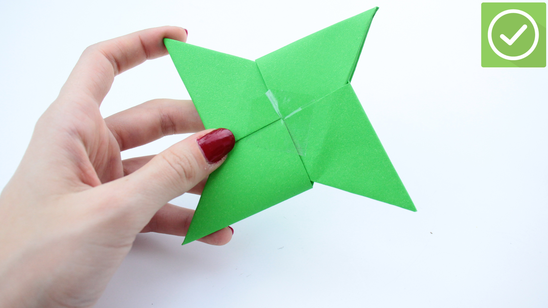 Index Card Origami How To Fold An Origami Star Shuriken With Pictures Wikihow