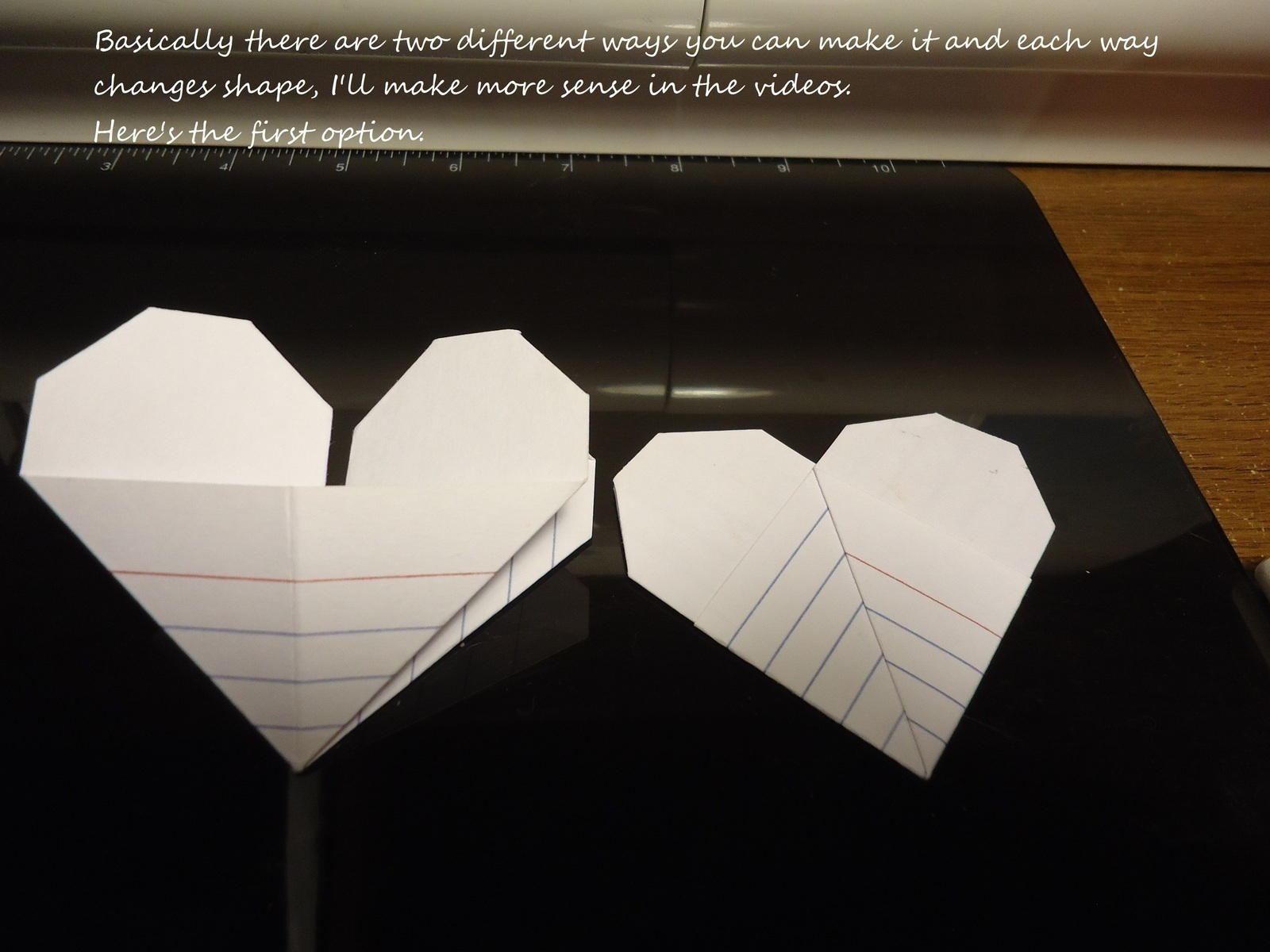 Index Card Origami Origami Index Card Heart How To Fold An Origami Shape Paper