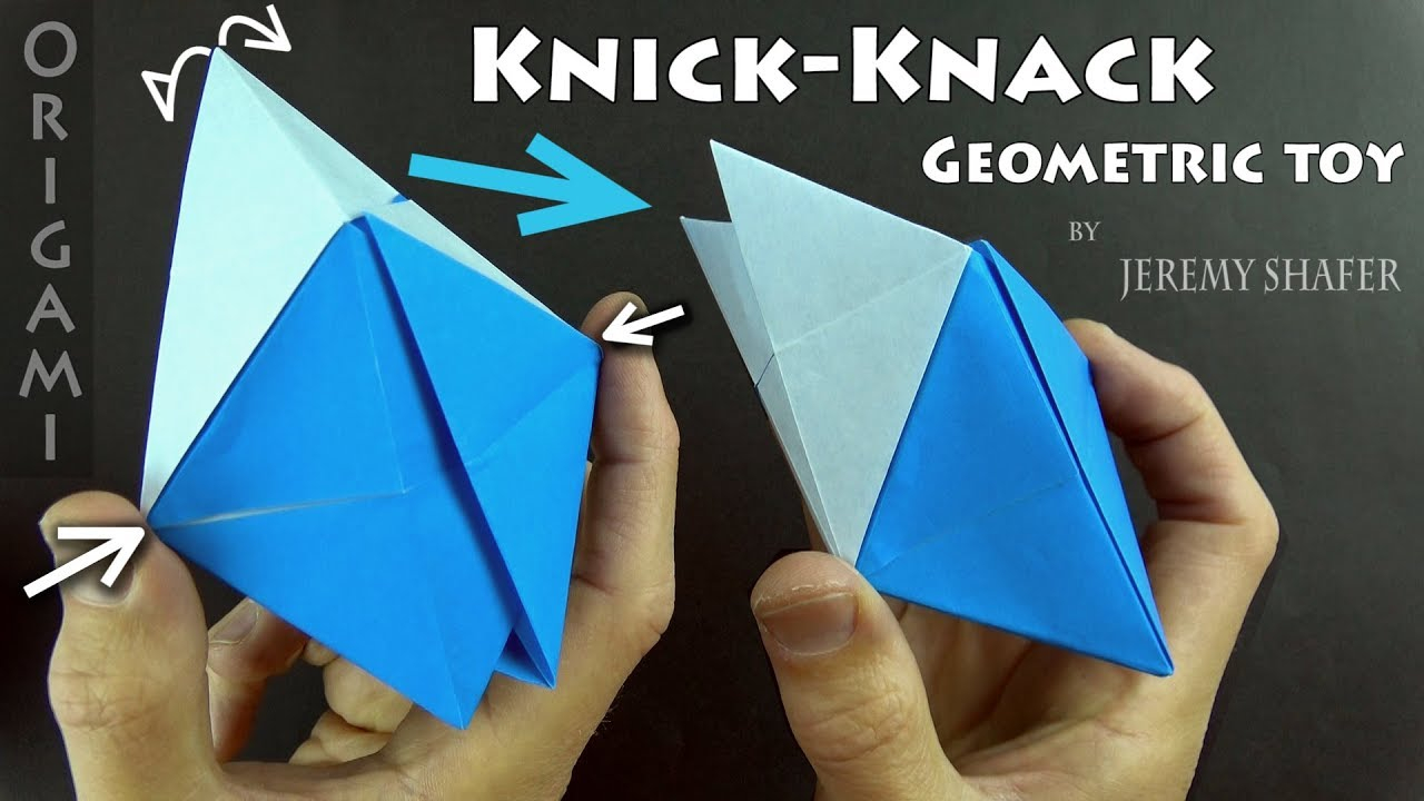 Jeremy Shafer Origami Knick Knack Origami Geometric Toy