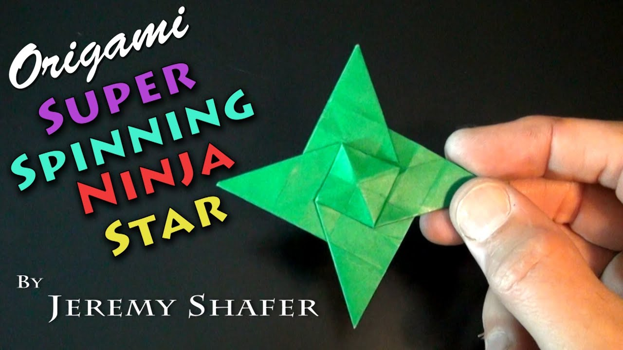 Jeremy Shafer Origami Origami Super Spinning Ninja Star