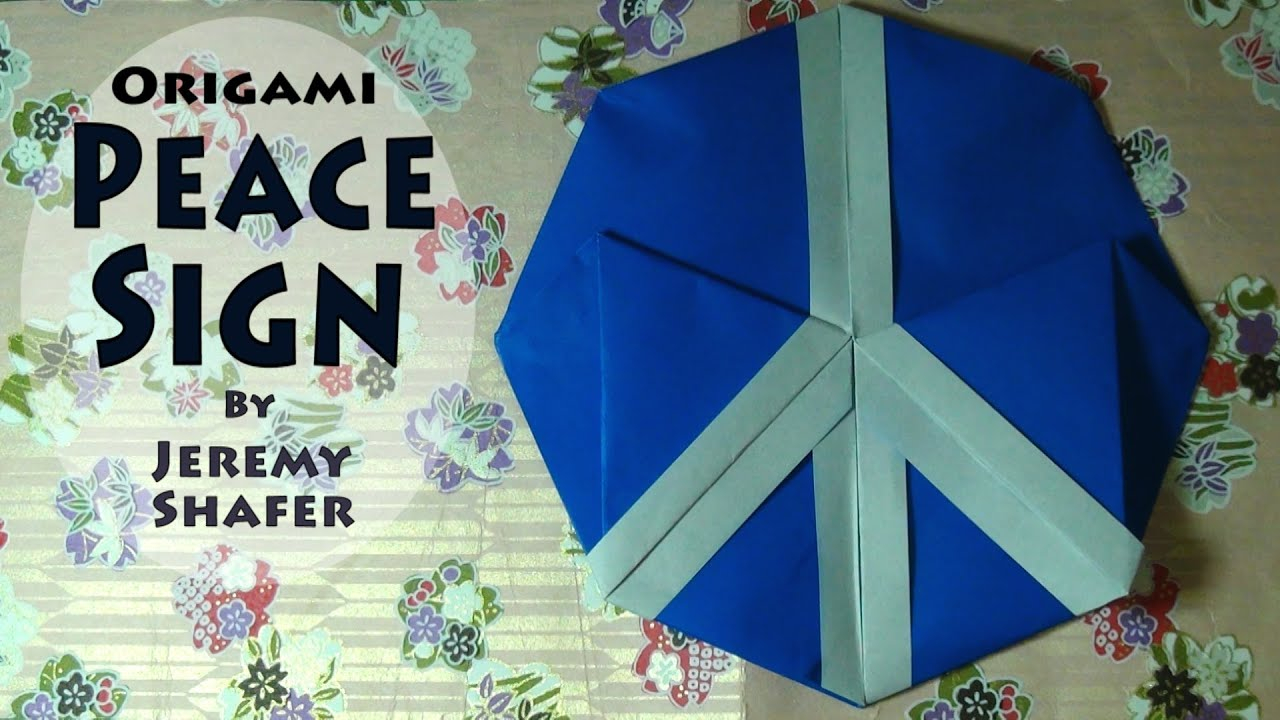 Jeremy Shafer Origami To Astonish And Amuse Pdf Fold A Peace Sign Jeremy Shafer