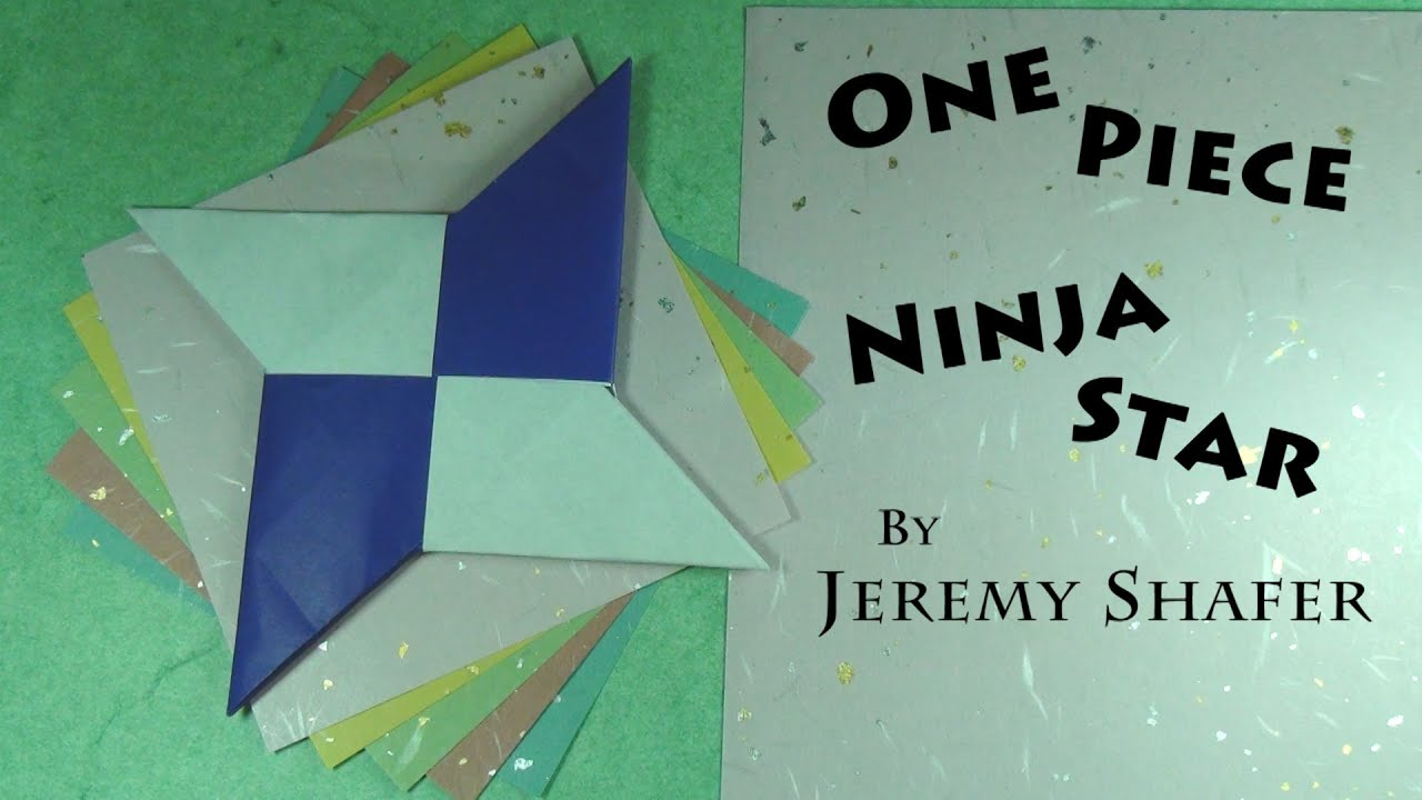 Jeremy Shafer Origami To Astonish And Amuse Pdf One Piece Origami Shuriken Ninja Star Tutorial
