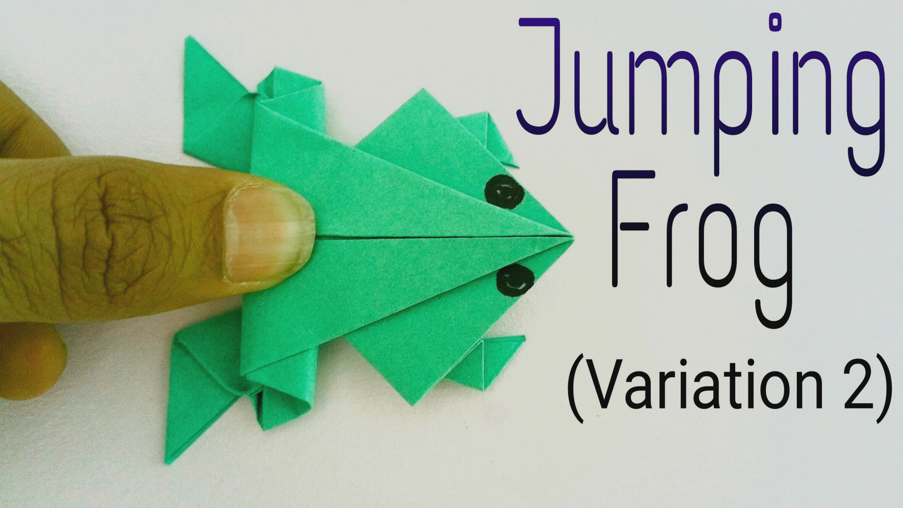 Jumping Frog Origami New Of How Do You Origami Traditional Jumping Frog Variation Action Fun