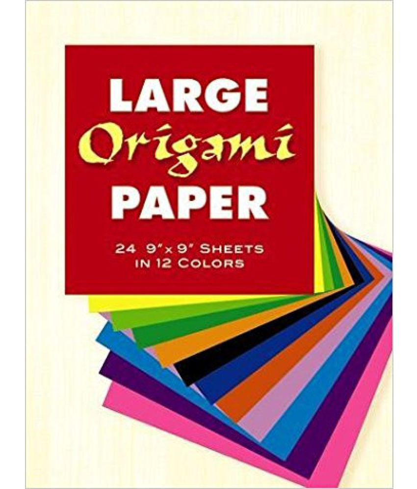 Large Origami Paper Large Origami Paper 24 9 X 9 Sheets In 12 Colors