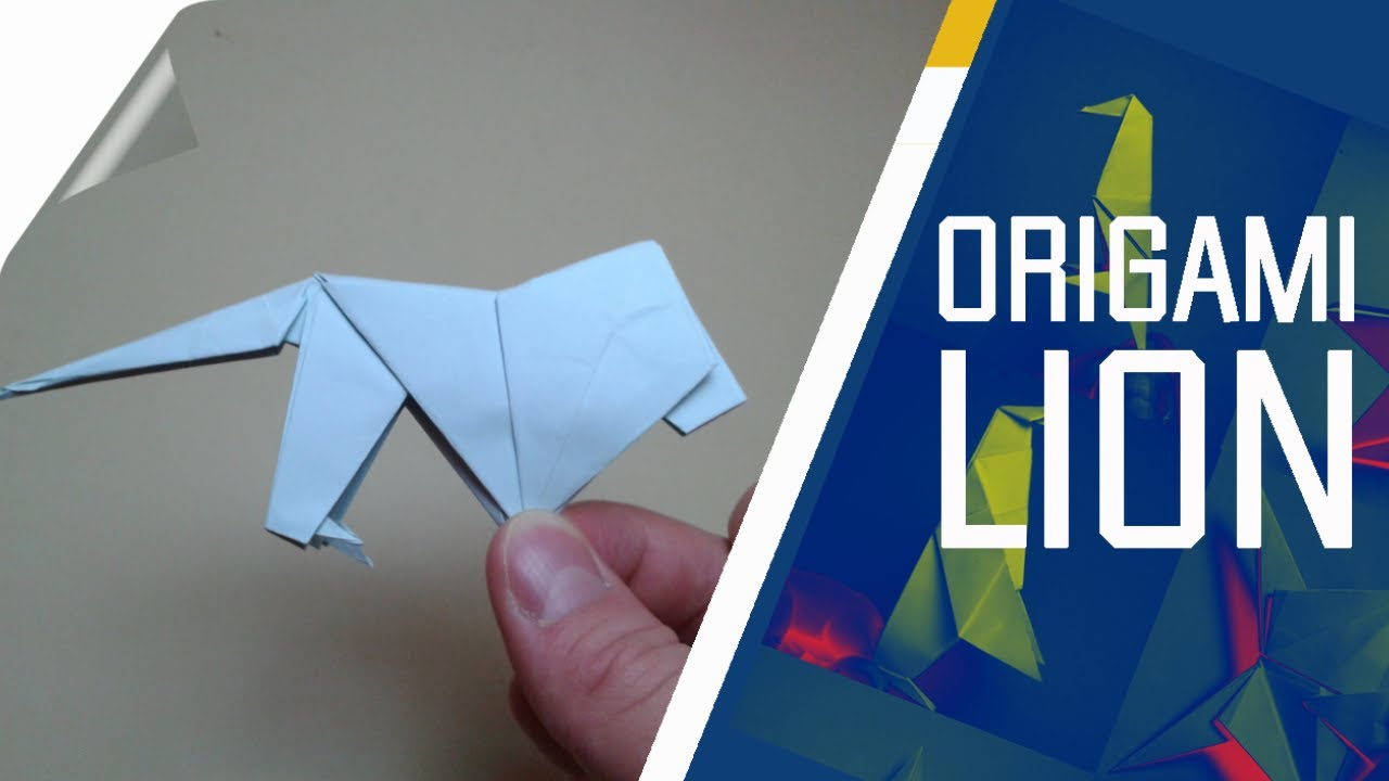 Lion Origami Easy Origami How To Make An Origami Lion