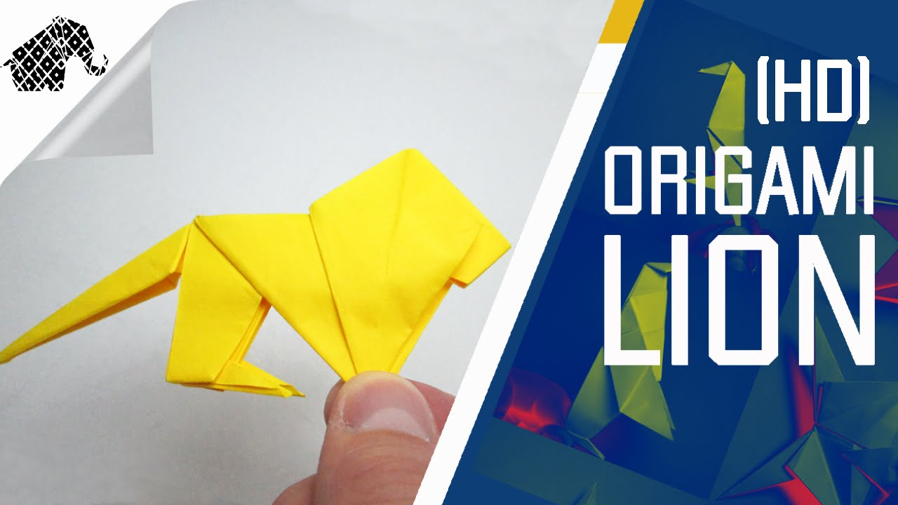 Lion Origami Easy Origami How To Make An Origami Lion
