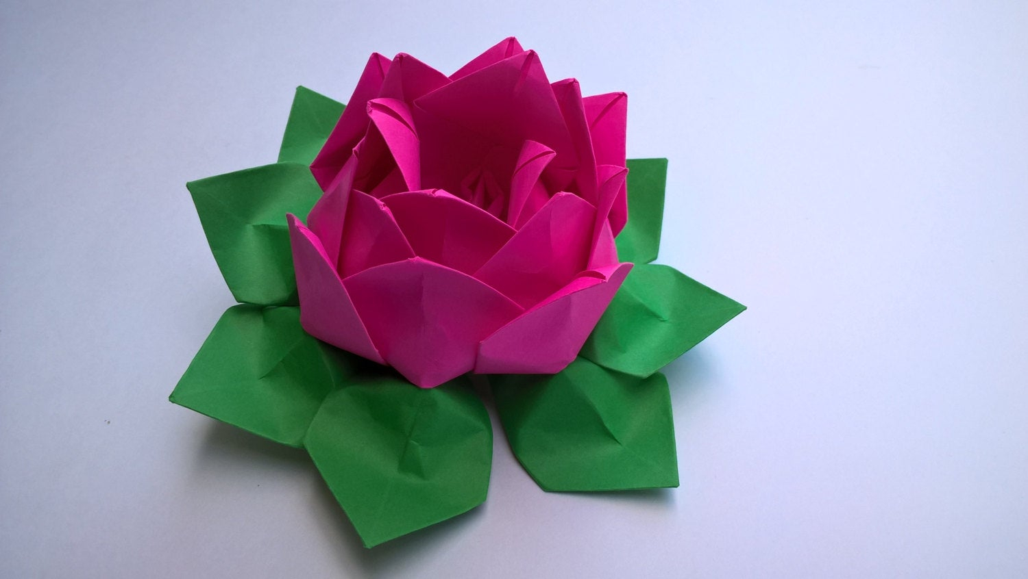 Lotus Flower Origami 2 Paper Origami Lotus Flower Waterlily You Pick The Color