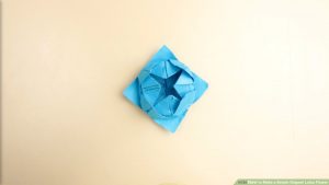 Lotus Flower Origami How To Make A Simple Origami Lotus Flower 14 Steps