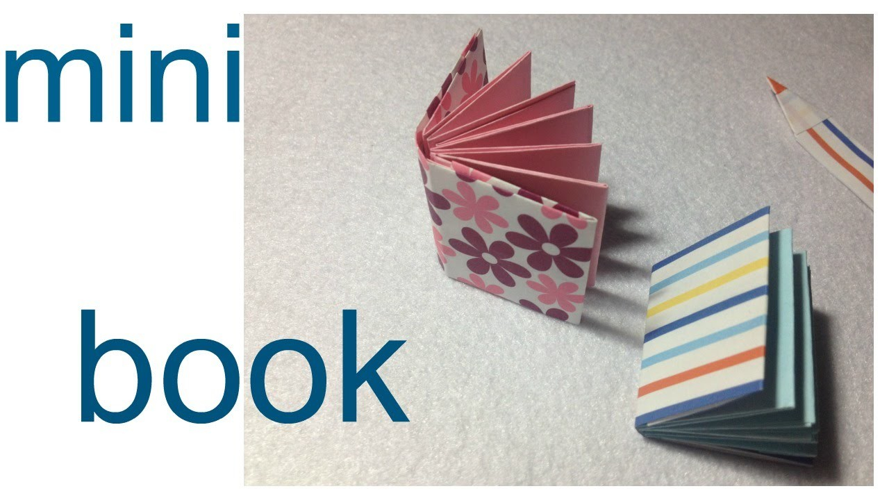 Make An Origami Book How To Make Easy Origami Book Mini Book Origami School
