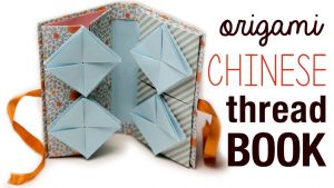 Make An Origami Book Origami Chinese Thread Book Tutorial Diy