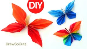 Make Easy Origami Butterfly How To Make An Easy Origami Butterfly