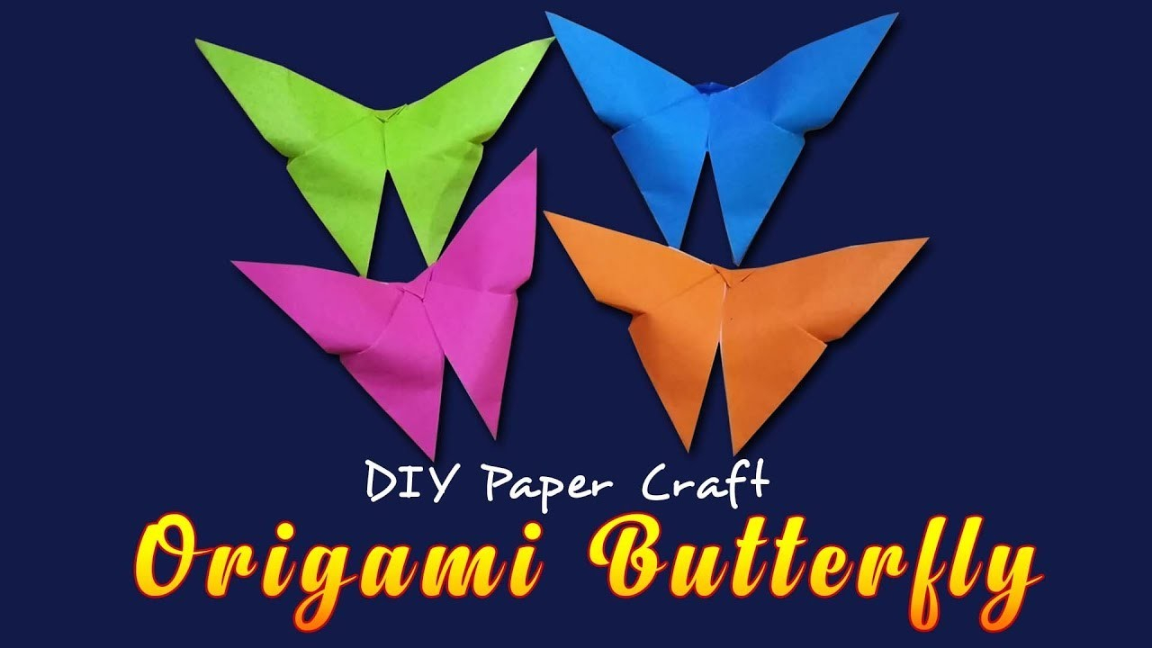 Make Easy Origami Butterfly How To Make An Easy Origami Butterfly Step Step
