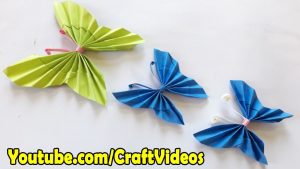 Make Easy Origami Butterfly How To Make Paper Butterfly Easy Origami Butterfly For Beginners