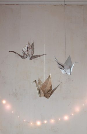 Make Origami Crane Diy Giant Origami Cranes As Holiday Decor Remodelista