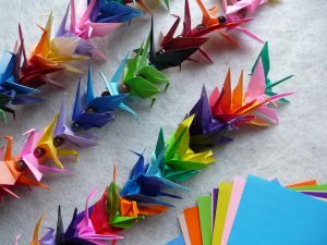 Make Origami Crane Origami Crane Chain Artclubblog