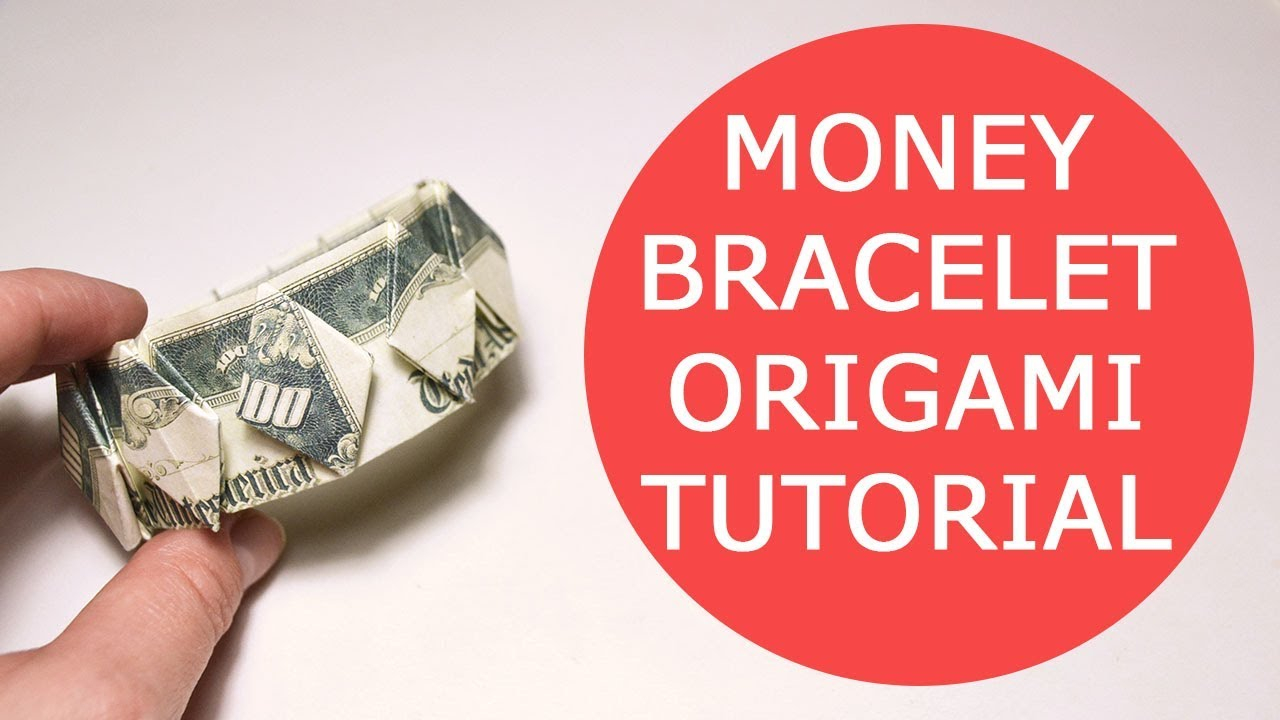Money Bracelet Origami Money Bracelet Step Step Origami Dollar Tutorial Diy