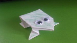 Money Frog Origami How To Fold An Origami Jumping Frog