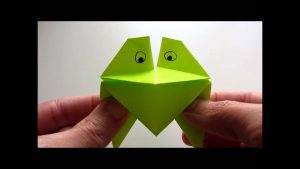 Money Frog Origami Origami Talking Frog Folding Instructions