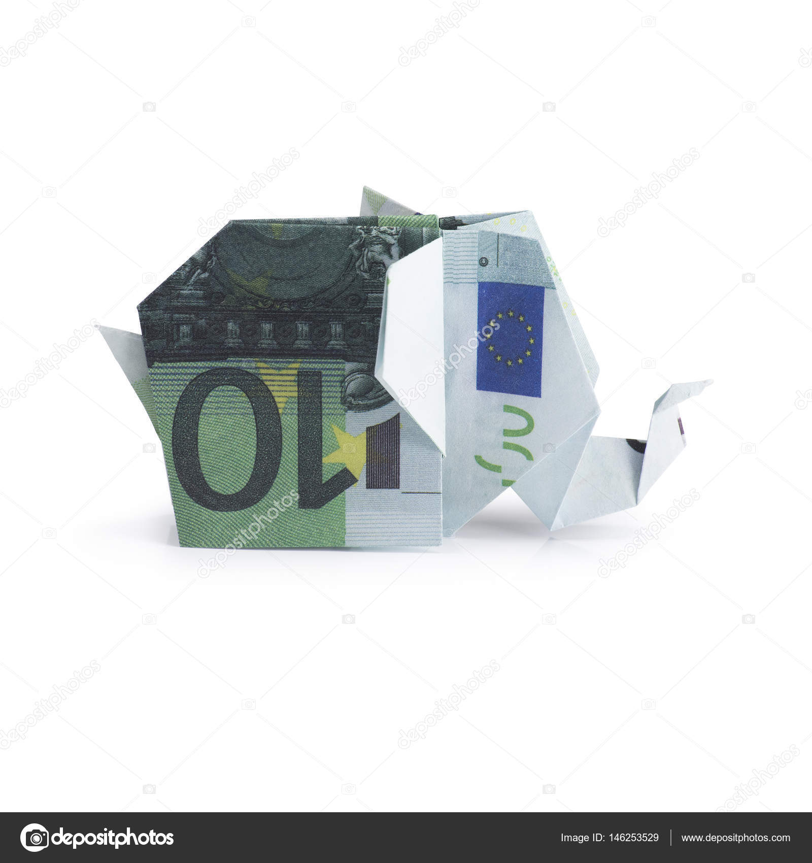 Money Origami Elephant Origami Elephant From Banknotes Stock Photo Artbutenkov 146253529