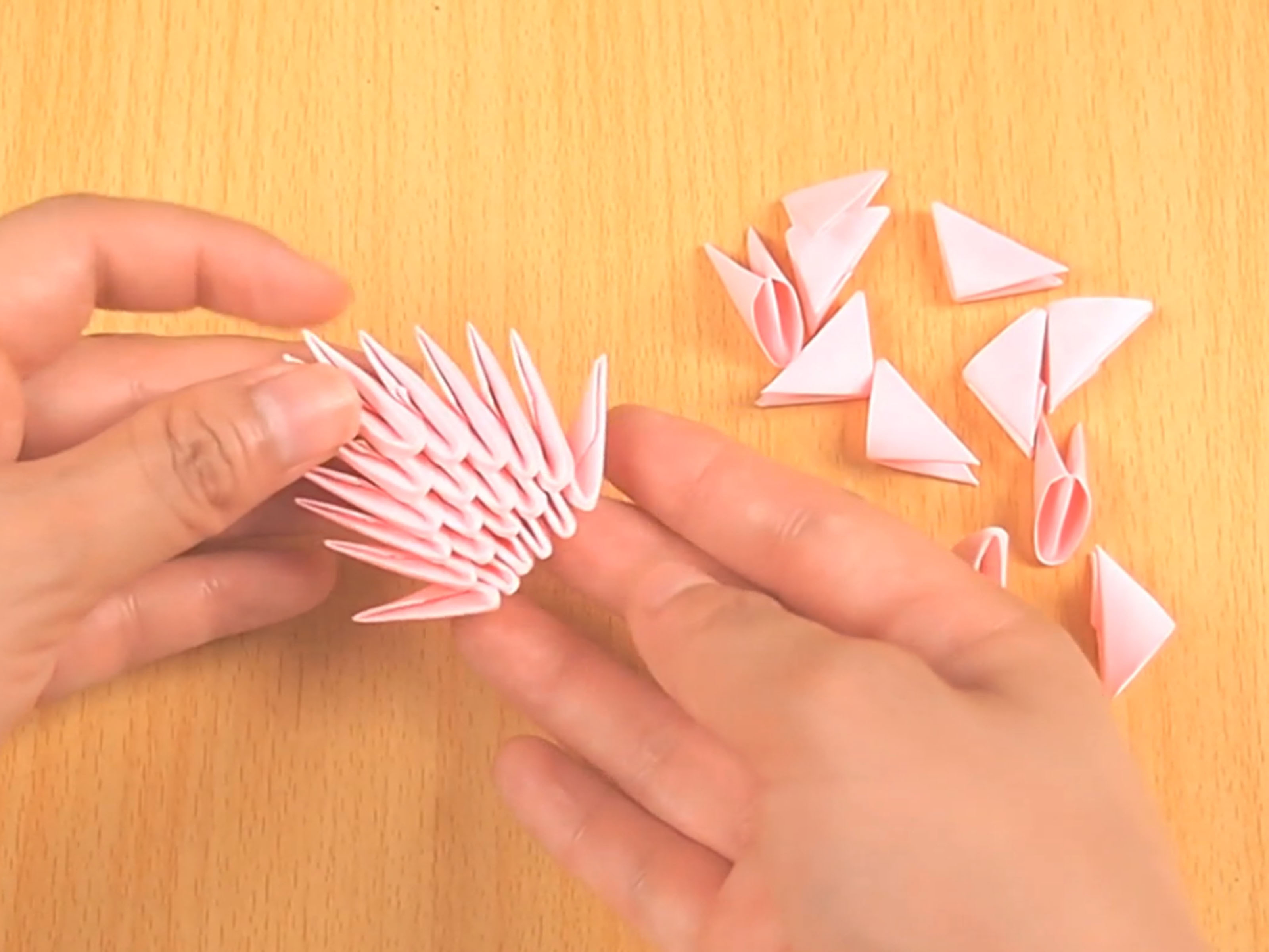 Origami 3D Letters How To Make 3d Origami Pieces With Pictures Wikihow