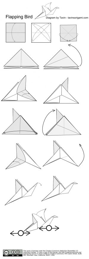Origami Animals Instructions Printable Origami Bird Drawing At Paintingvalley Explore Collection Of