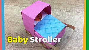 Origami Baby Stroller Creative Craft For Kids Diy Paper Ba Stroller