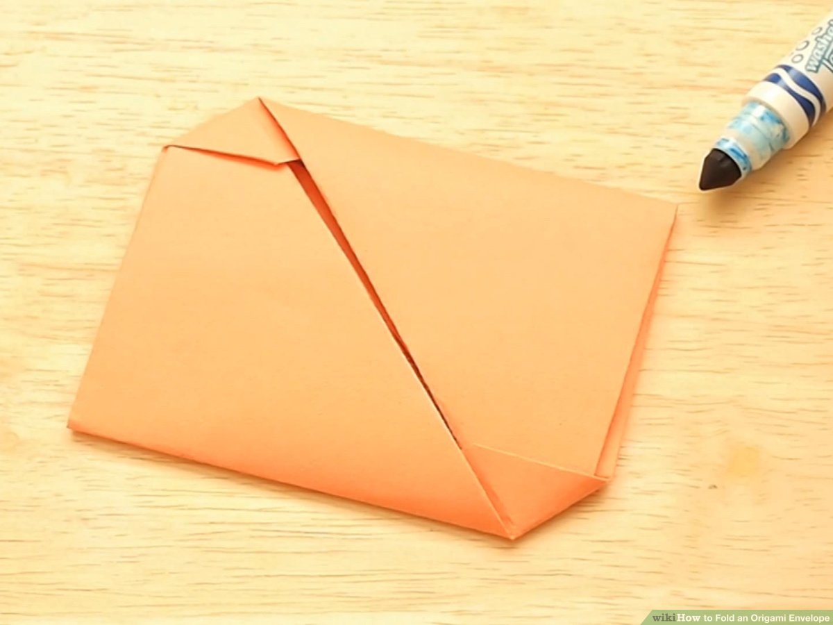 Origami Bar Envelope Instructions How To Fold An Origami Envelope With Pictures Wikihow