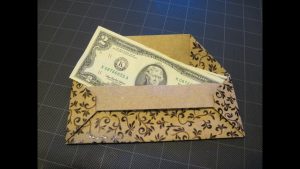 Origami Bar Envelope Instructions Origami Bar Money Envelope