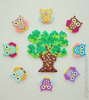 Origami Beads How To Make Bead Owls Origami Tutorials