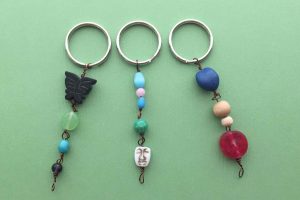 Origami Beads How To Make Beaded Keychain Crafts For Kids