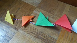 Origami Beads How To Make Easy Origami Ocean Garland You Can Make With Your Kids