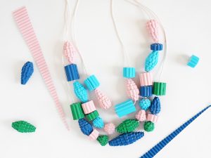 Origami Beads How To Make How To Make A Fun And Easy Colorful Corrugated Paper Bead Necklace