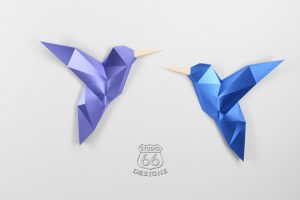 Origami Bird Decorations Papercraft Birds Papercraft 3d Origami Birds Home Decor