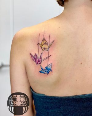 Origami Bird Tattoo Origami Crane Tattoo 102 Images In Collection Page 2