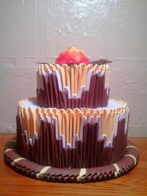 Origami Birthday Cake 3d Origami Cake